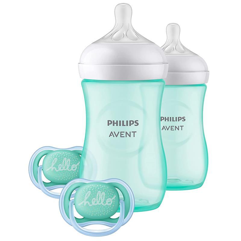 mimijumi Baby Bottle Starter Set (6 pcs.) Anti-Colic Baby Bottles for  Breastfed Babies - 4 oz and 8 oz Breastfeeding Bottles, Bottle Travel Caps  