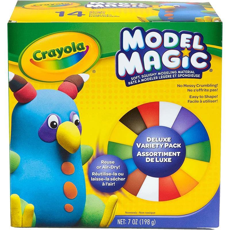 Crayola Model Magic Bulk, Clay Alternative, 10 In A Package, White