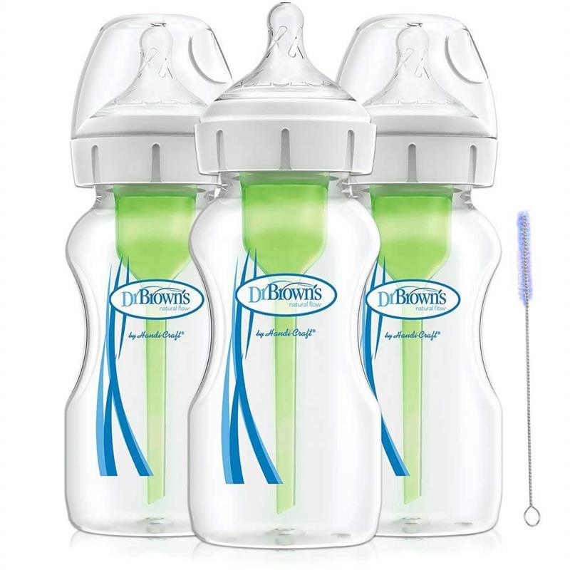  Dr. Brown's Natural Flow Anti-Colic Options+ Narrow Baby  Bottle Gift Set & Folding Baby Bottle Drying Rack for Easy Storage, Dry  Nipples, Pacifiers and Other Baby Essentials, BPA-Free : Baby