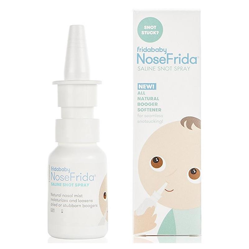 Frida Baby Nasal Aspirator NoseFrida The Snotsucker with 10 Extra Filters  and All-Natural Saline Nasal Spray