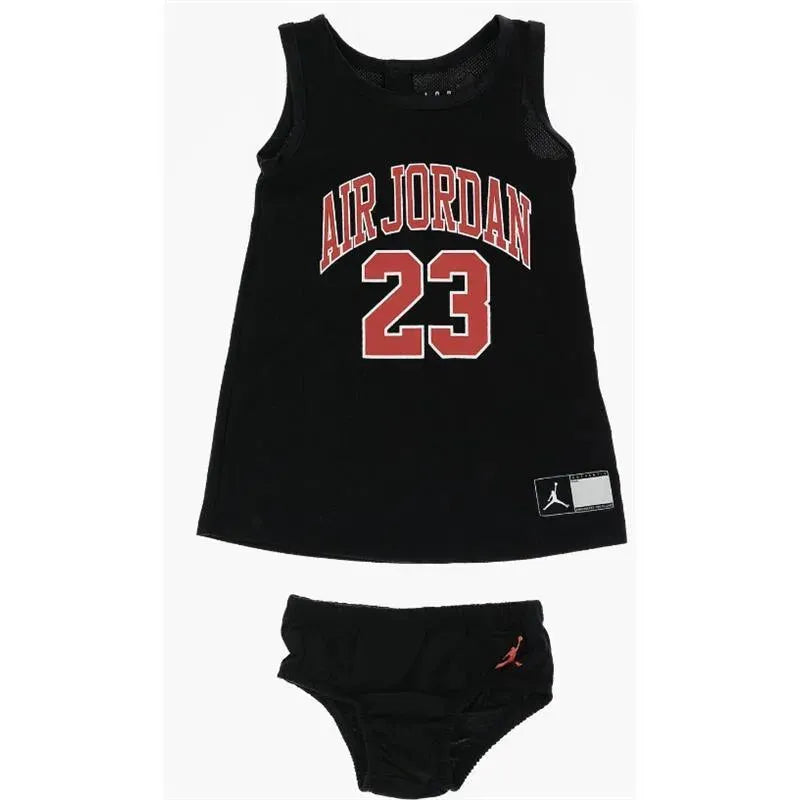 Jordan Baby - 2Pk Girl Jersey Dress, Black Foam