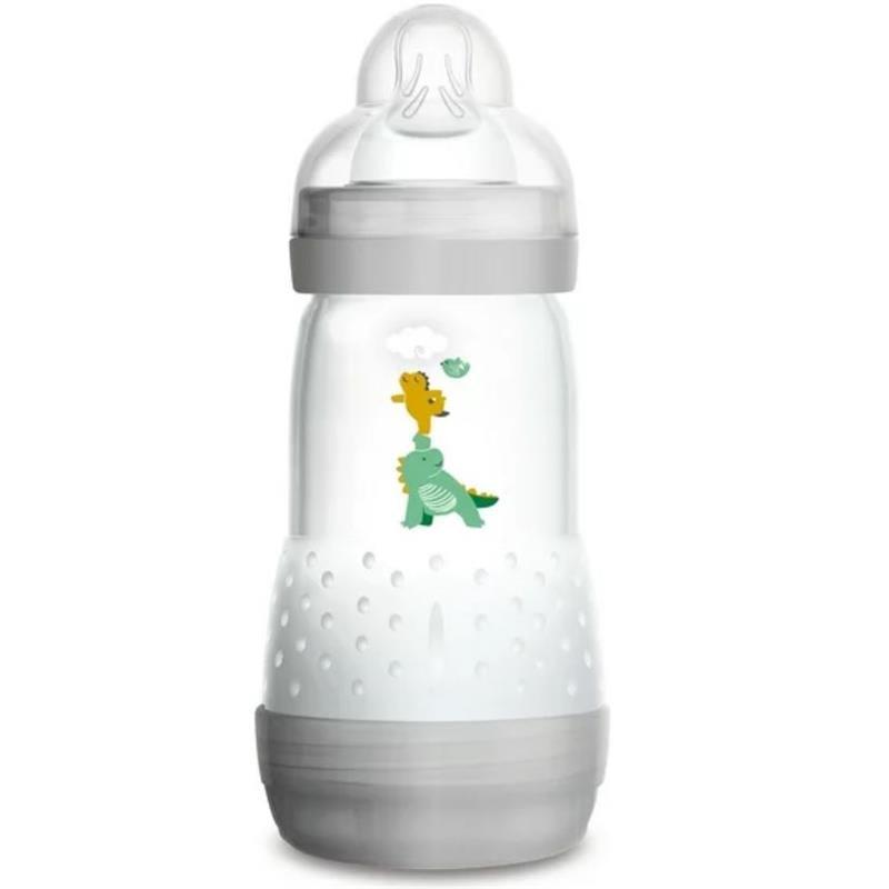 mimijumi Baby Bottle Starter Set (6 pcs.) Anti-Colic Baby Bottles for  Breastfed Babies - 4 oz and 8 oz Breastfeeding Bottles, Bottle Travel Caps  