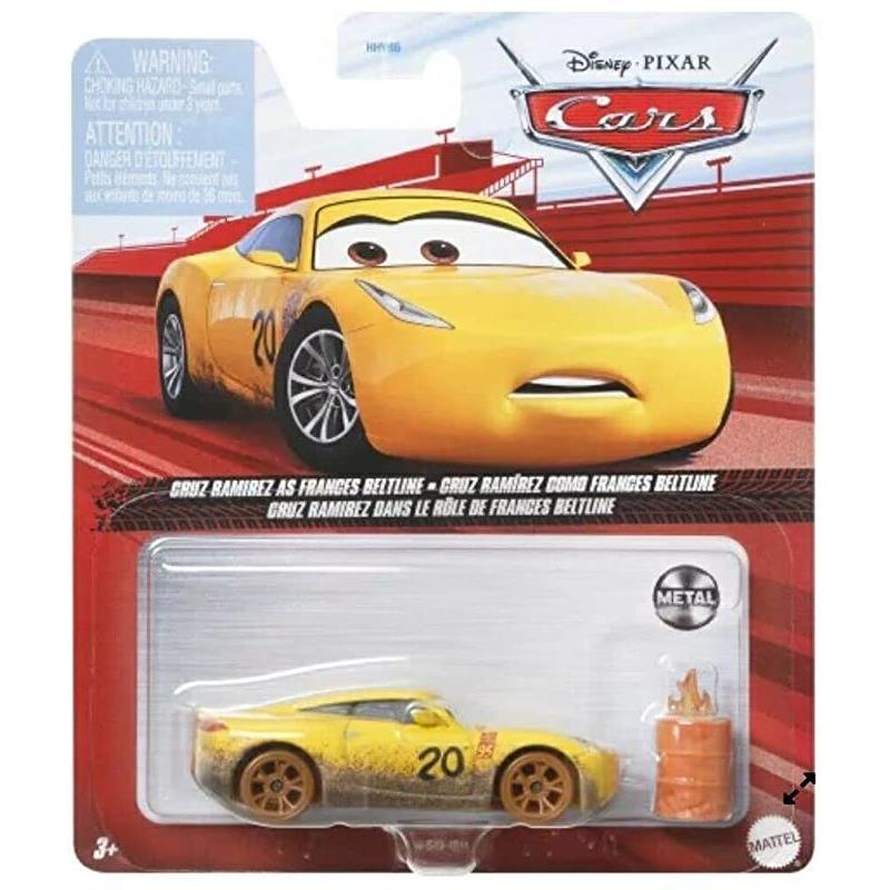 Mattel Cars Character Cars, Lightning McQueen with Racing Wheels