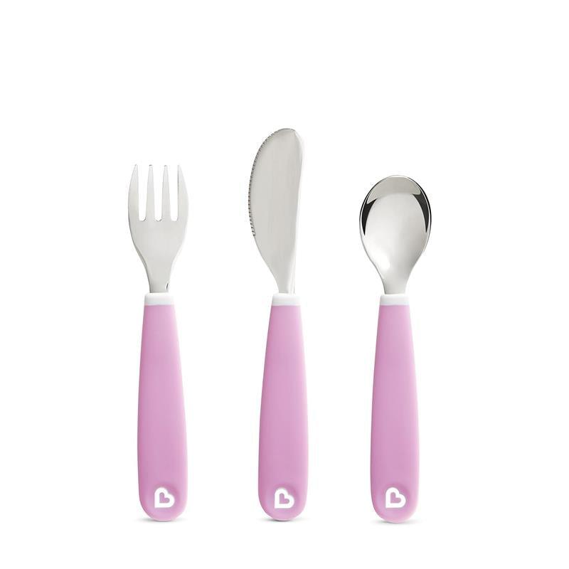 Hot Sale 3pcs/set Small Toddlers Utensils Plastic Baby Spoons
