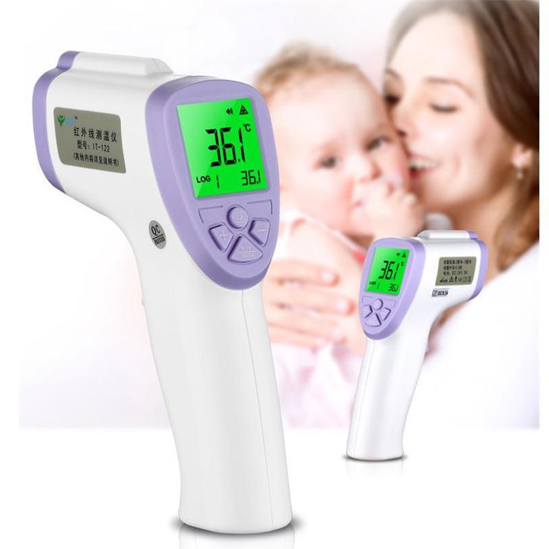 Mini Portable Infrared Thermometer Non- 1S Quick Measurement 3 Temperature  Modes Body Room Surface for Home Office Travel Use for Baby Adults (  Deliver without Battery) 