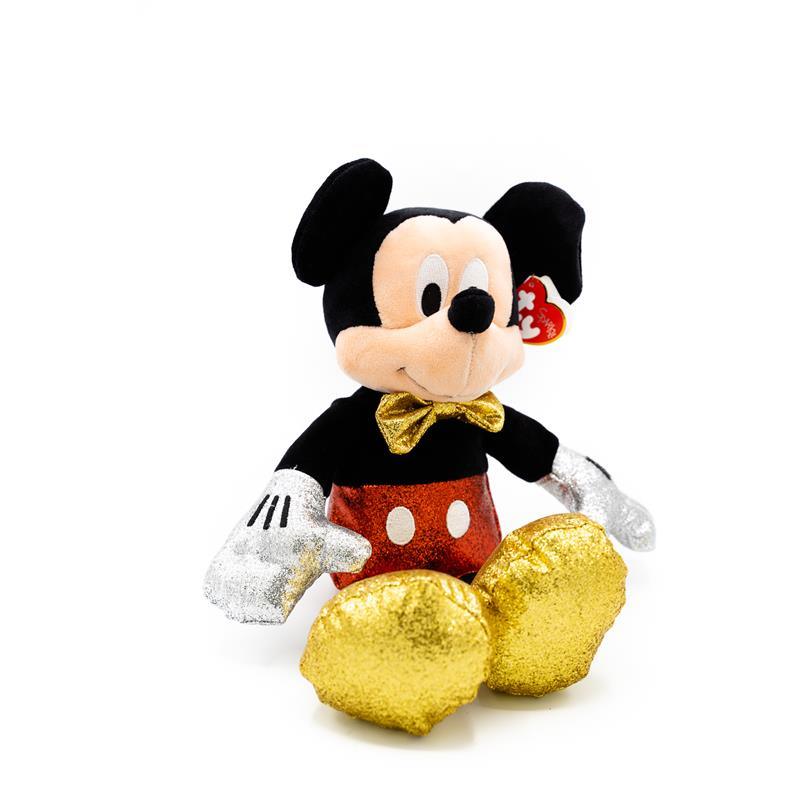 Ty Mickey, Super Sparkle Red, Medium | Mickey Mouse Plush
