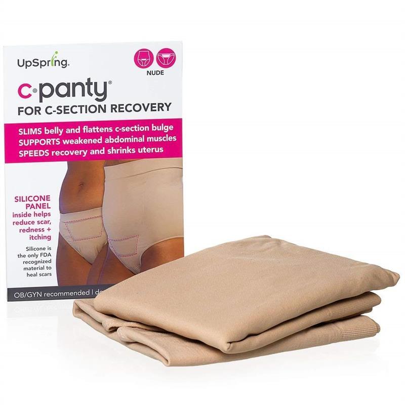 High Waist Post Baby Panty for Postpartum Recovery in Nude by UpSpring