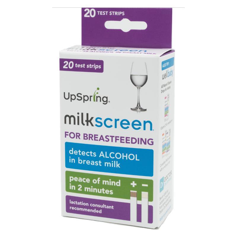 Buy UpSpring Baby Milkscreen Breastmilk Alcohol Test Strips, 30 Count Value  Pack, at Home Test Detector for Alcohol in Breast Milk with Easy to Read  Test Strip Results Online at Low Prices
