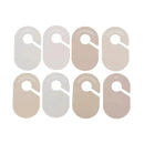 3 Sprouts - Baby and Toddler Hanger Closet Dividers, Set of 8, Neutral Solid Image 3