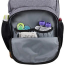 Ad Sutton - Grayson Backpack, Grey/Black Image 7