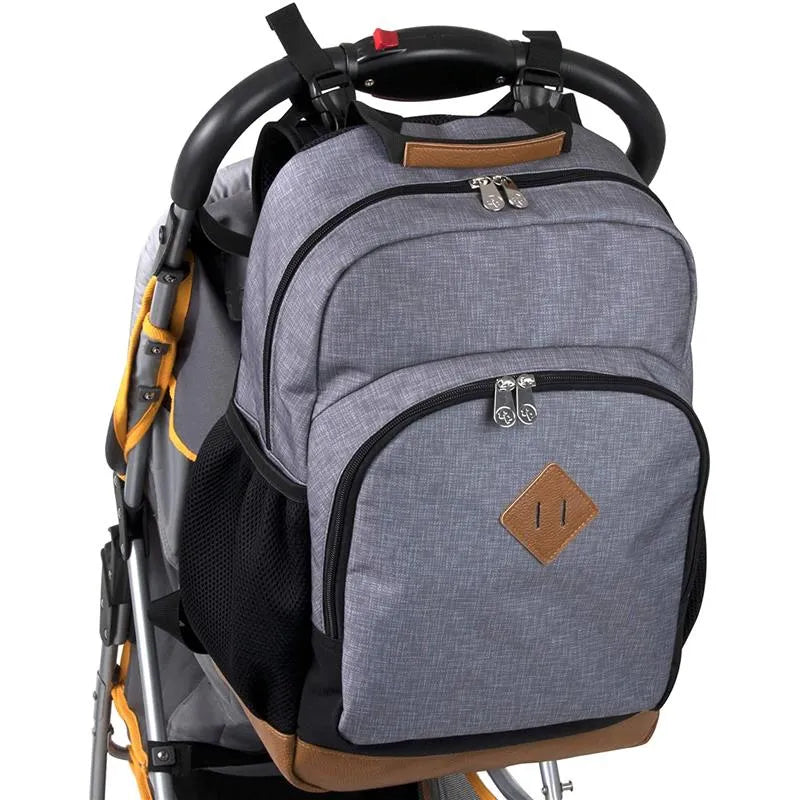 Ad Sutton - Grayson Backpack, Grey/Black Image 9