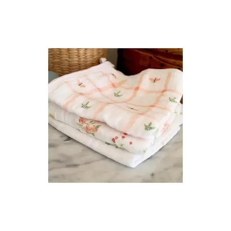 Aden + Anais - 3Pk Essentials Classic Washcloth Set, Country Floral Image 3