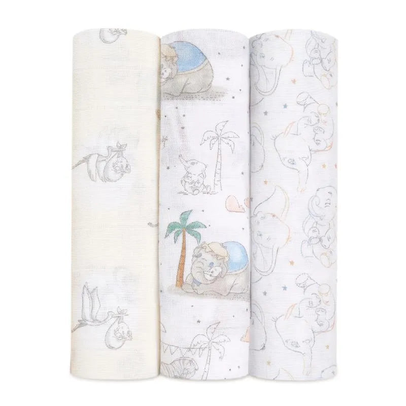 Aden + Anais - 3Pk Swaddles My Darling Dumbo Image 1