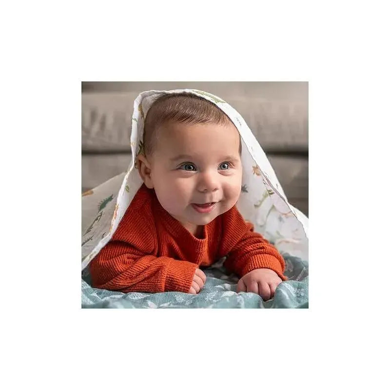 Aden + Anais - 4Pk Essential Dino Jungle Swaddle Blankets Image 4