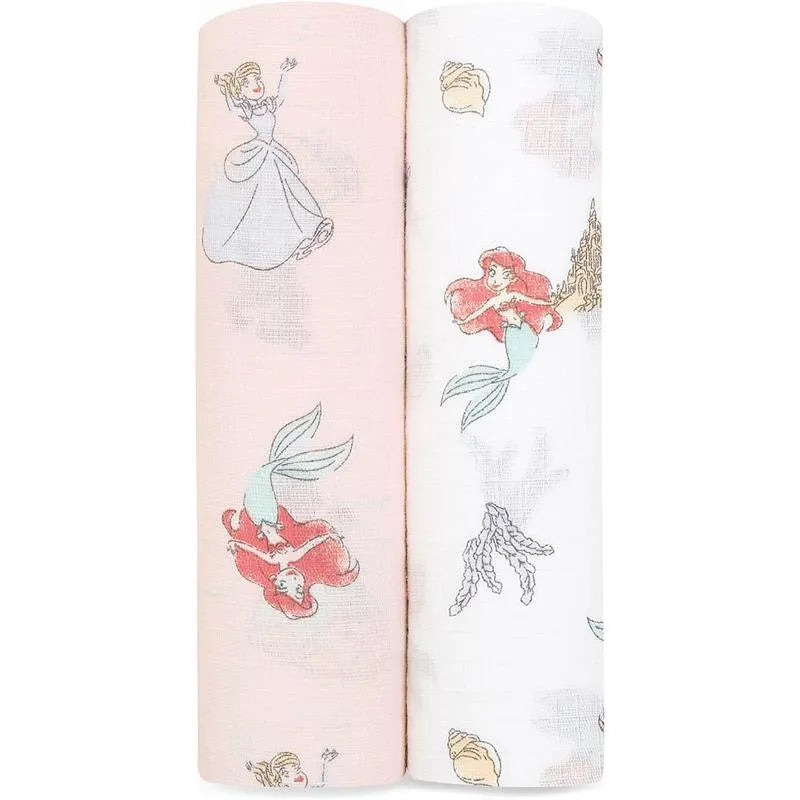 Aden + Anais - Swaddles - Muslin Disney Princess 2-Pack Image 1