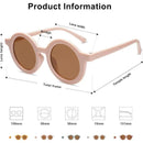 Ali+Oli - SOJOS Cute Round Polarized Sunglasses, UV400 Protection, Pink Cream Image 4