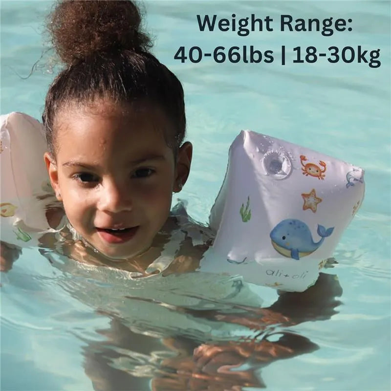 Ali + Oli - Swim Arm Band Wings Inflatable Float (Undersea) Image 2