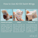 Ali + Oli - Swim Arm Band Wings Inflatable Float (Undersea) Image 3