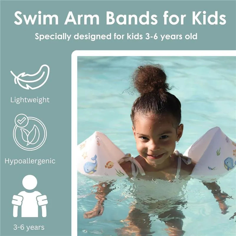 Ali + Oli - Swim Arm Band Wings Inflatable Float (Undersea) Image 4