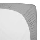 American Baby - 15 X 33 Fitted Bassinet Sheet 100% Natural Cotton Jersey Knit, Grey Image 4