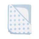 American Baby - Cotton Terry Hooded Towel Set, Blue Image 2