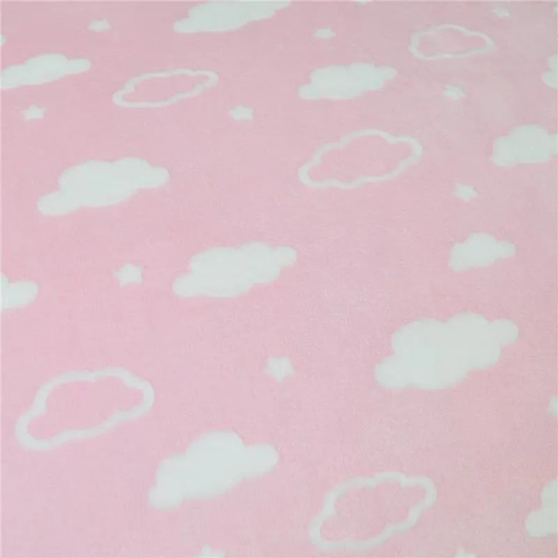 American Baby - Heavenly Soft Chenille Contoured Changing Pad Cover 17 X 35 X 5, Pink Clouds Image 3