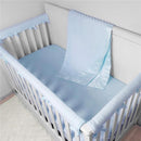 American Baby - Heavenly Soft Chenille Minky Dot Receiving Blanket, Blue Image 2