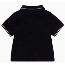 Armani Baby - Boy Essential Short Sleeve Polo, Black Image 2