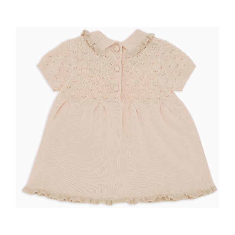 Armani - Baby Girl Dress Set, Sandshell Image 3