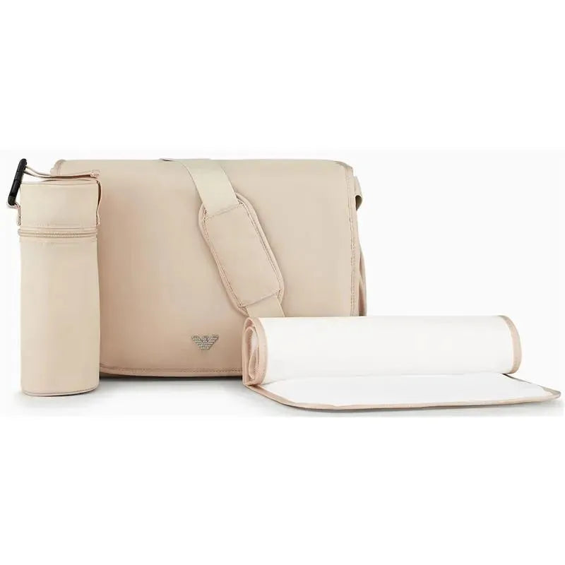 Armani Baby - Mummy Bag Set with Eagle Plate, Beige Image 1