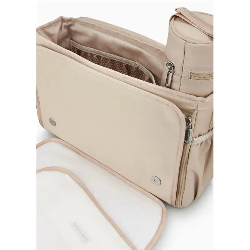 Armani Baby - Mummy Bag Set with Eagle Plate, Beige Image 2