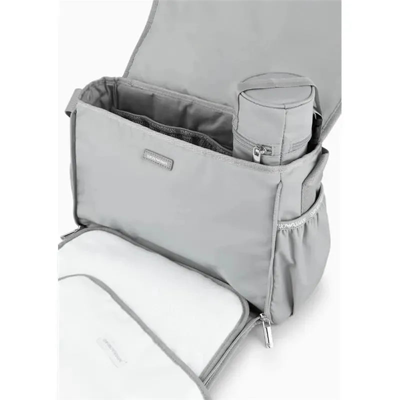 Armani Baby - Mummy Bag Set with Eagle Plate, Grey Image 2