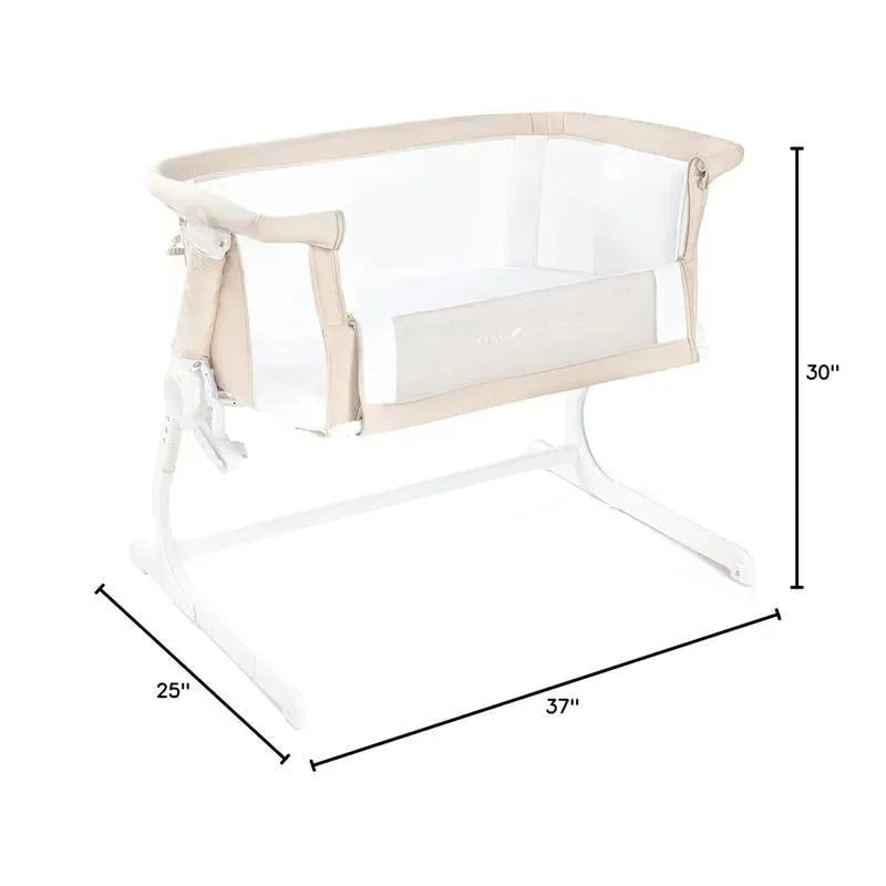 Baby Delight - Beside Me Dreamer Bassinet, 6-Position Height Adjustment, Organic Oat Image 3