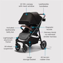 Baby Jogger - City Mini Air Stroller, Rich Black Image 2