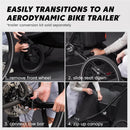 Baby Jogger - City Prix™ Jogger X Bike Trailer Stroller, Ambition Black Image 6