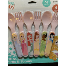 Baby King - Disney Baby Princess Forks & Spoons 6 Piece Set Image 2