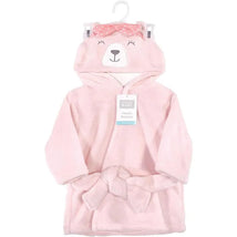 Baby Vision Bath - Plush Animal Bathrobe, Bear Girl Image 1