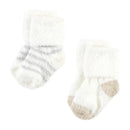 Baby Vision - Chenille Socks 8Pk, Pink Neutral Stripe - Large Image 2