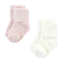 Baby Vision - Chenille Socks 8Pk, Pink Neutral Stripe - Large Image 6