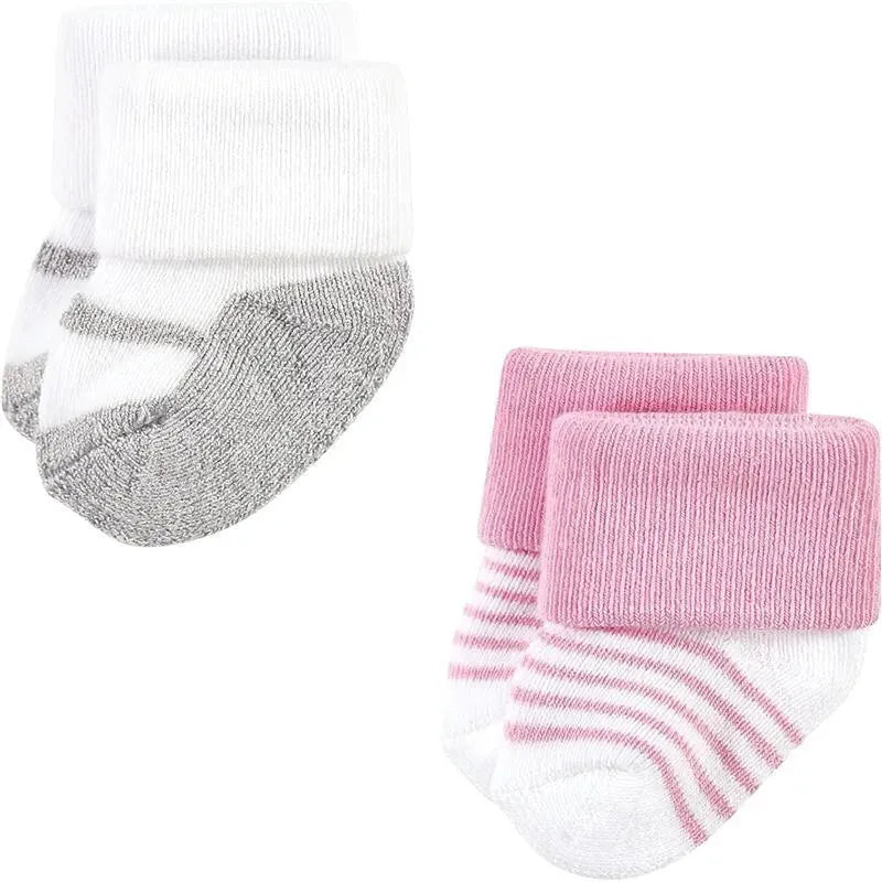 Baby Vision - Little Treasure Baby Girls' Newborn Socks, Ballerina, 0-6M, 8Pk Image 3