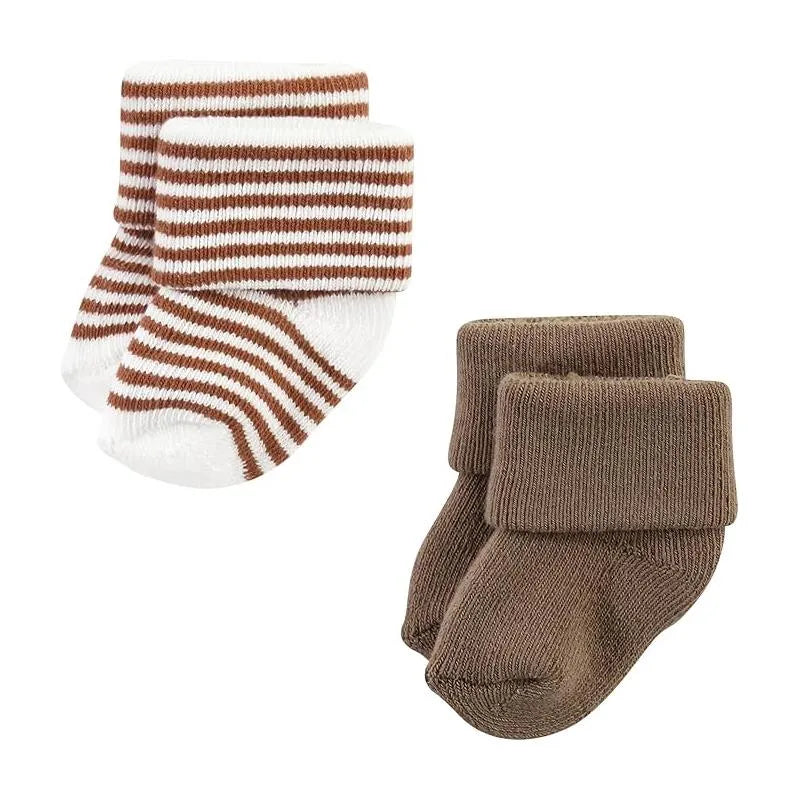 Baby Vision - Terry Socks 8Pk, Neutral Brown Image 2