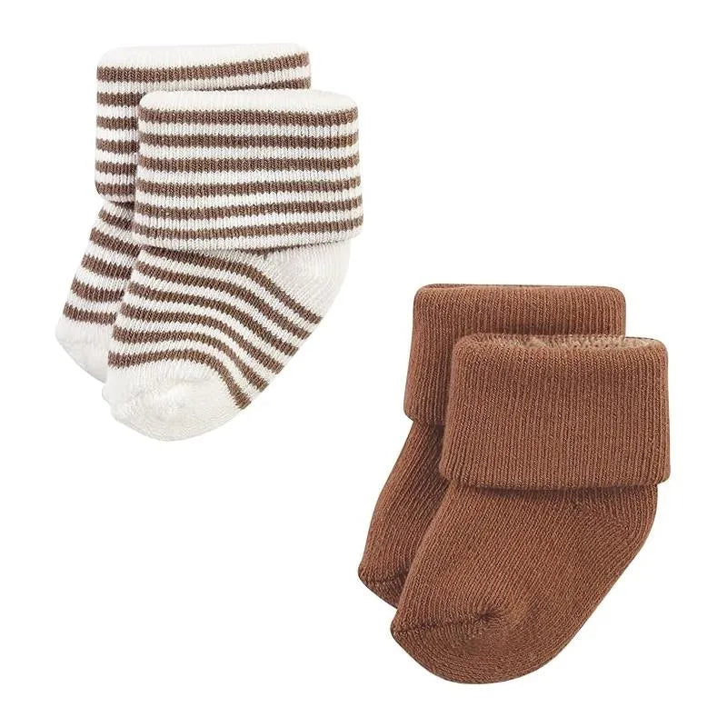 Baby Vision - Terry Socks 8Pk, Neutral Brown Image 4