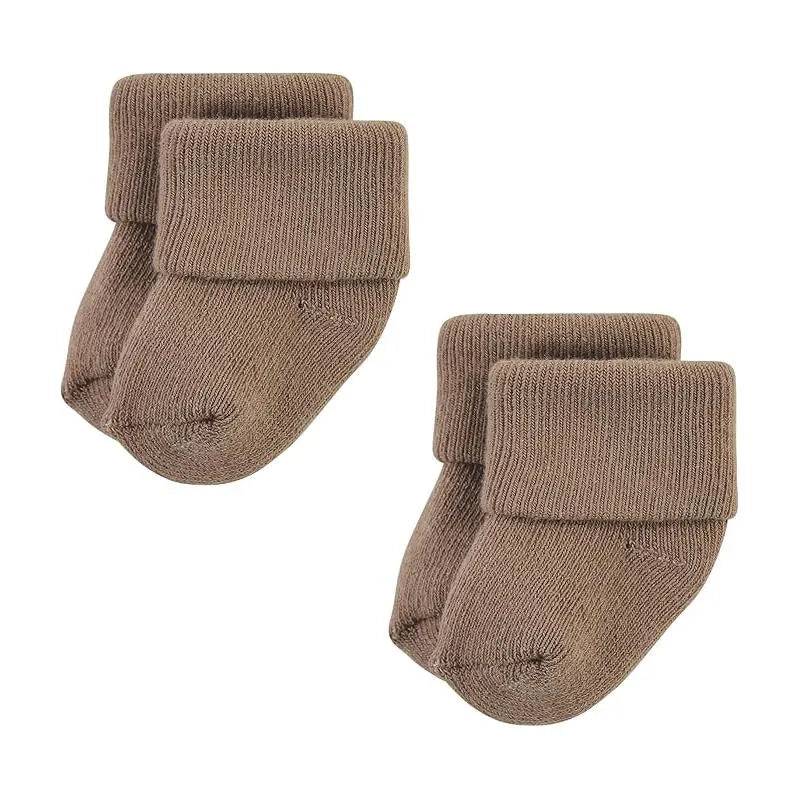 Baby Vision - Terry Socks 8Pk, Solid Beige/Brown Image 4