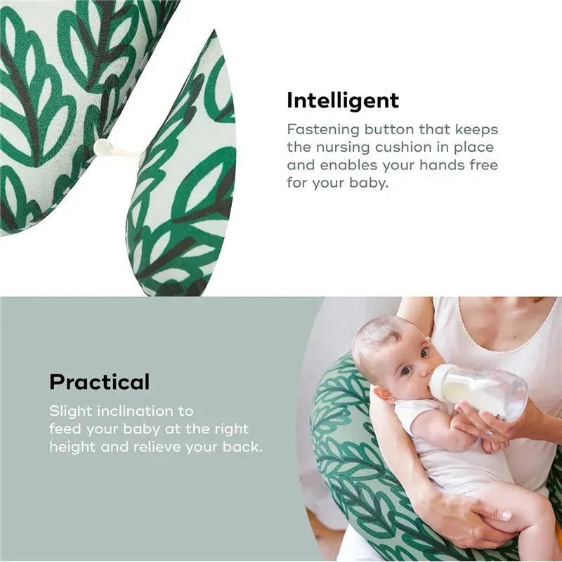 Babymoov - B.Love U-Shape Pregnancy Pillow, Premium Maternity Cushion, Vegetal Green Image 5