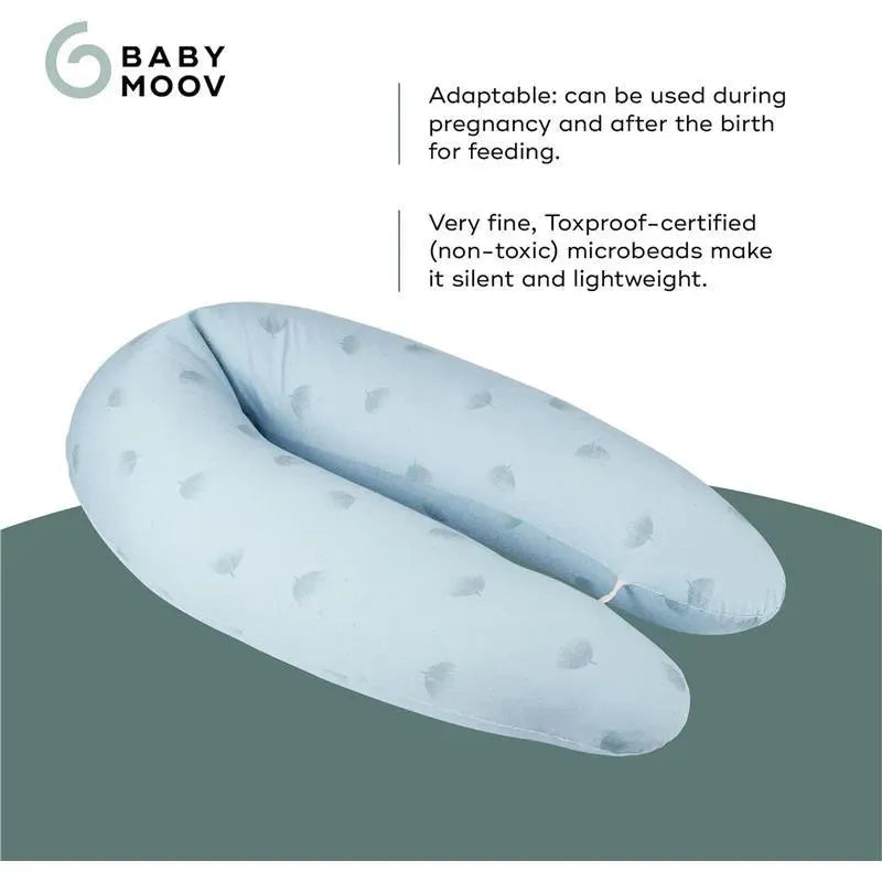 Babymoov - B.Love U-Shape Pregnancy Pillow, Premium Maternity Cushion, Wind Blue Image 10