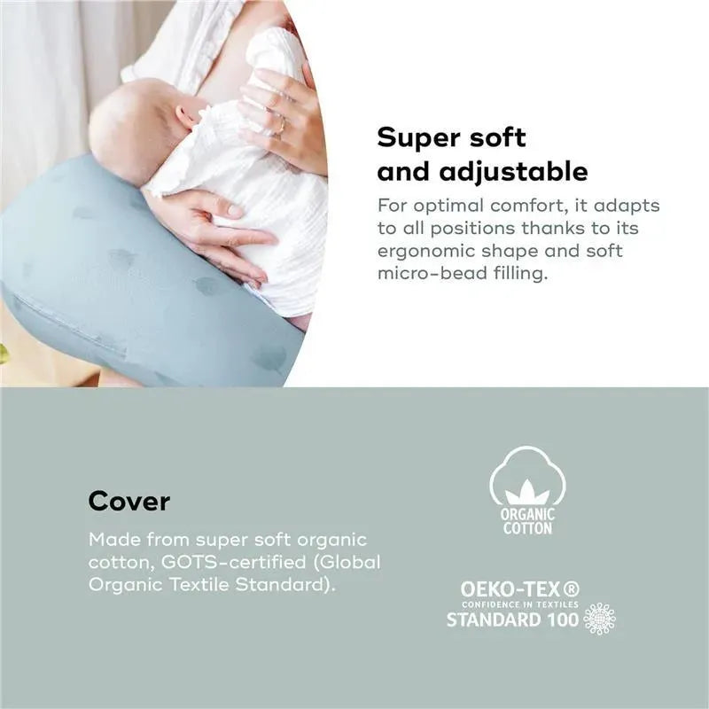 Babymoov - B.Love U-Shape Pregnancy Pillow, Premium Maternity Cushion, Wind Blue Image 4