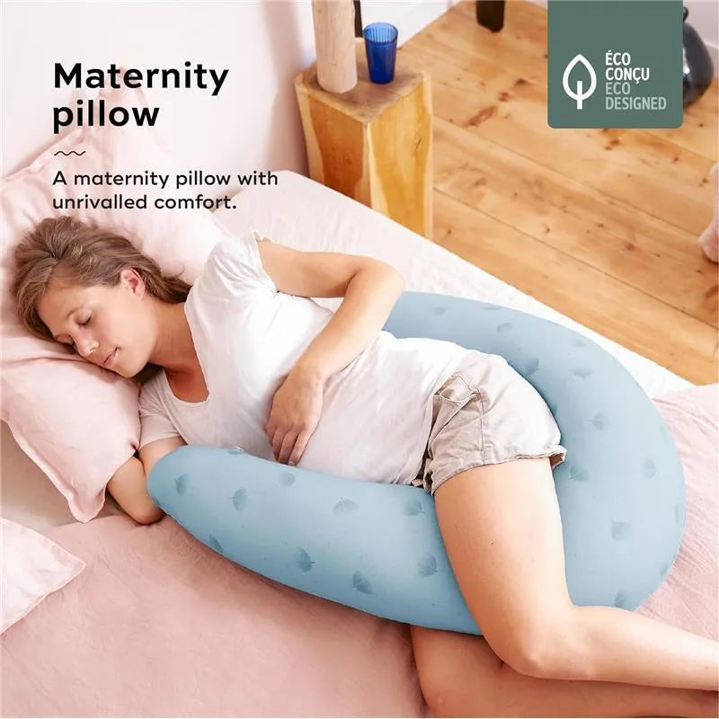 Babymoov - B.Love U-Shape Pregnancy Pillow, Premium Maternity Cushion, Wind Blue Image 7