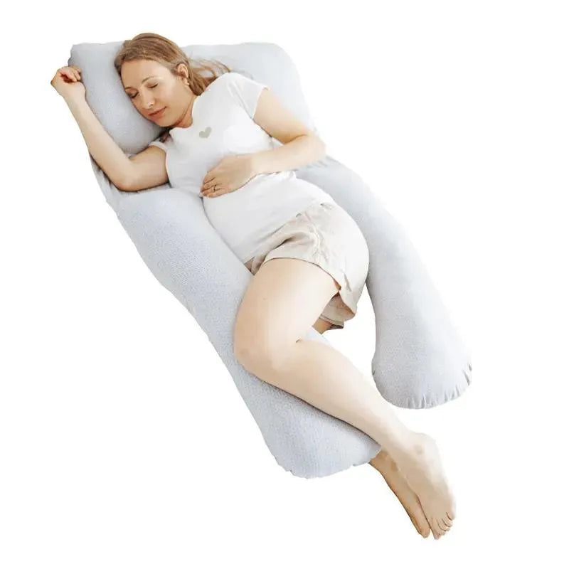 Babymoov - XXL B.Love Maternity Pillow, Premium Organic Pregnancy Body Pillow, Grey Image 2