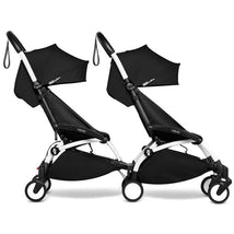 Stokke - Yoyo³ Double Stroller From 6 Months, Black/White Image 1