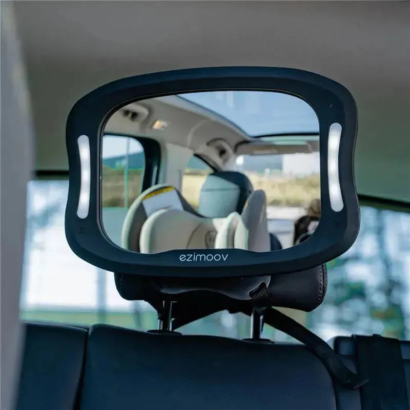 Bbluv - Ezimoov Baby Car Mirror With Led Light Image 2